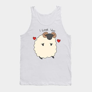 I Love You Ram Tank Top